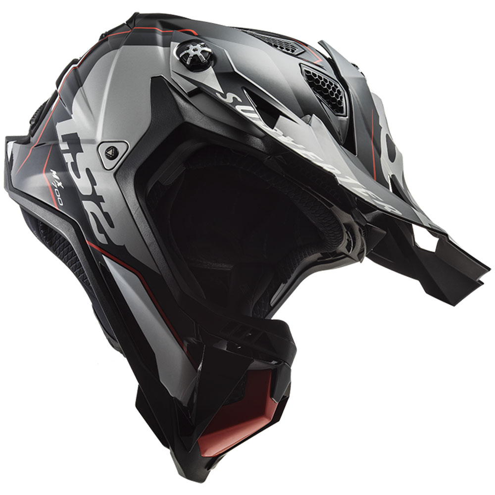 Kaciga LS2 Cross MX700 SUBVERTER EVO II ARCHED crno sivo titanium XL