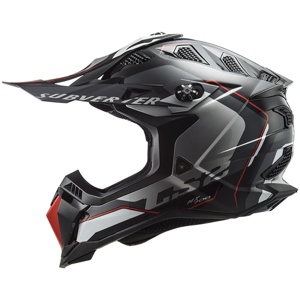 Kaciga LS2 Cross MX700 SUBVERTER EVO II ARCHED crno sivo titanium XL