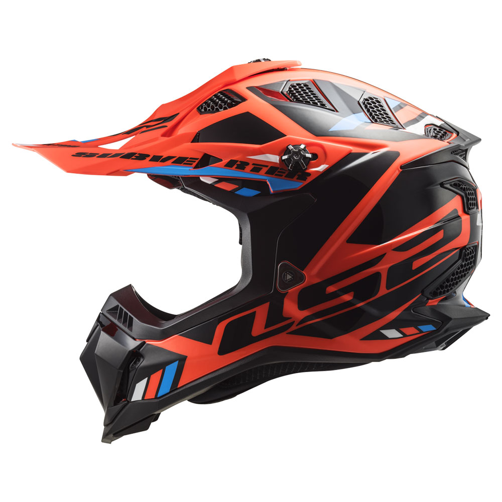 Kaciga LS2 Cross MX700 SUBVERTER EVO II STOMP fluo narandžasta L