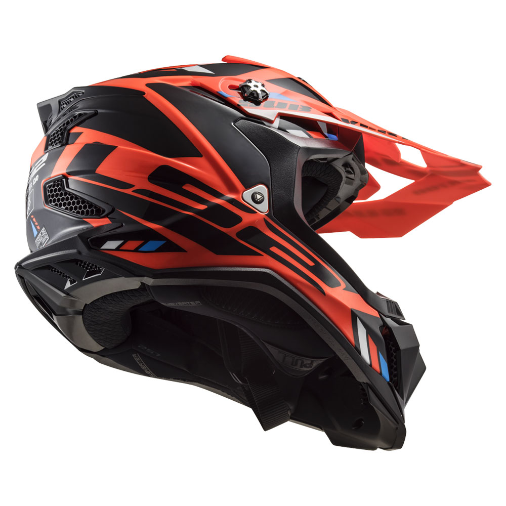 Kaciga LS2 Cross MX700 SUBVERTER EVO II STOMP fluo narandžasta XXL