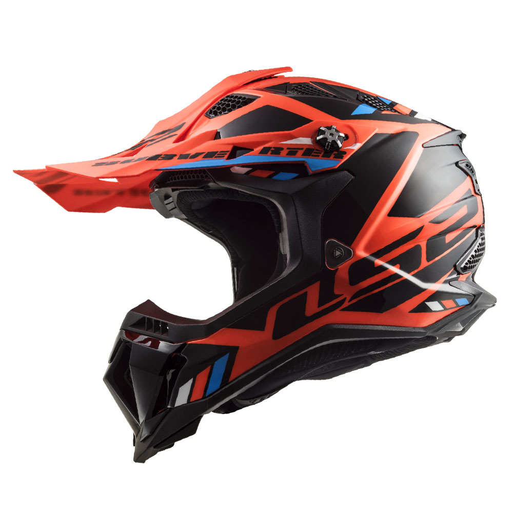 Kaciga LS2 Cross MX700 SUBVERTER EVO II STOMP fluo narandžasta