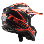 Kaciga LS2 Cross MX700 SUBVERTER EVO II STOMP fluo narandžasta