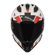 Kaciga LS2 Cross MX702 PIONEER II HILL belo crvena 3XL