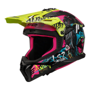 Kaciga LS2 Cross MX708 FAST II GORILLA ljubičasto žuta L