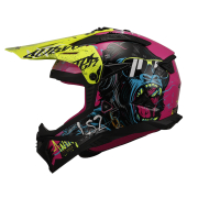 Kaciga LS2 Cross MX708 FAST II GORILLA ljubičasto žuta L