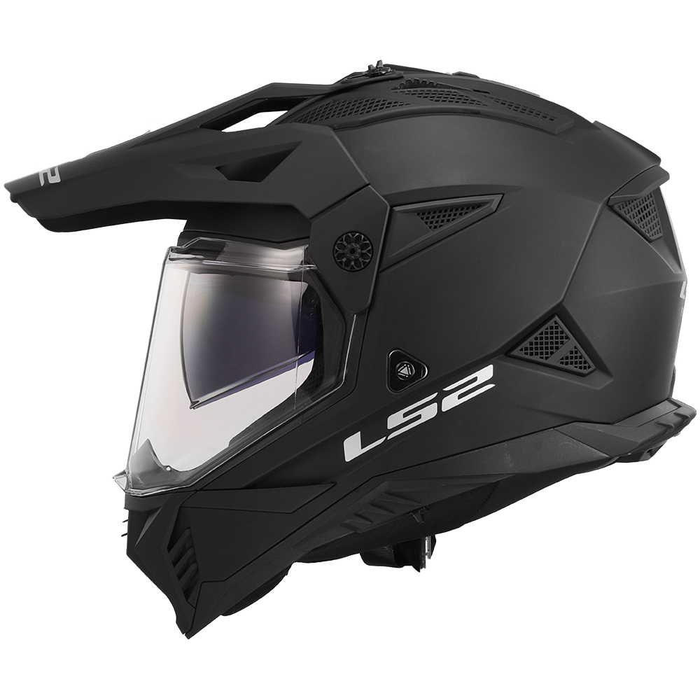 Kaciga LS2 Cross MX702 PIONEER II mat crna 3XL