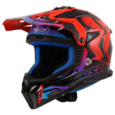 Kaciga LS2 Cross MX708 FAST II WASH crvena L