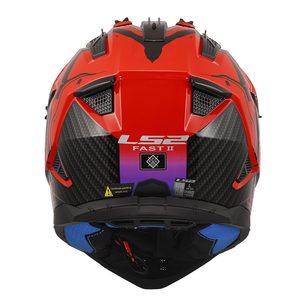 Kaciga LS2 Cross MX708 FAST II WASH crvena L