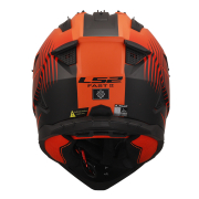 Kaciga LS2 Cross MX708 FAST II DUCK narandžasto crvena XL