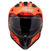 Kaciga LS2 Cross MX702 PIONEER II RANGI mat narandžasta M