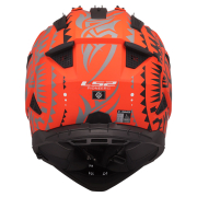 Kaciga LS2 Cross MX702 PIONEER II RANGI mat narandžasta L