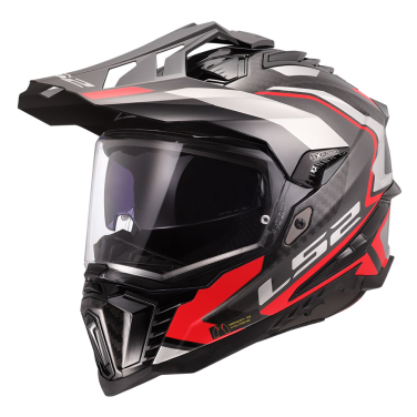 Kaciga LS2 Cross MX701 EXPLORER CARBON FRONTIER II crvena L