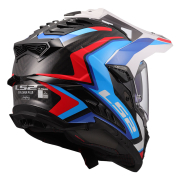 Kaciga LS2 Cross MX701 EXPLORER CARBON FRONTIER II belo plavo crvena M