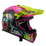 Kaciga LS2 Cross MX437 FAST II MINI GORILLA dečija ljubičasta L