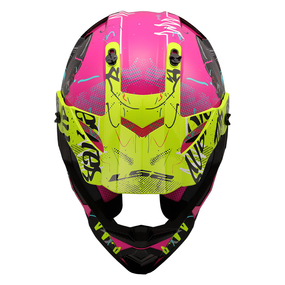 Kaciga LS2 Cross MX437 FAST II MINI GORILLA dečija ljubičasta L