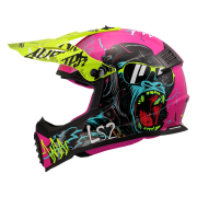 Kaciga LS2 Cross MX437 FAST II MINI GORILLA dečija ljubičasta L