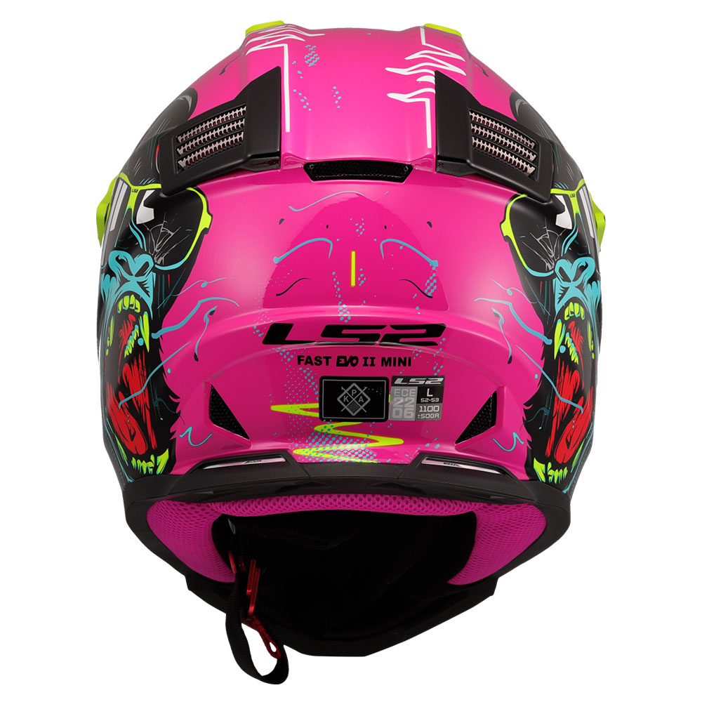 Kaciga LS2 Cross MX437 FAST II MINI GORILLA dečija ljubičasta L