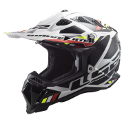 Kaciga LS2 Cross MX700 SUBVERTER EVO II STOMP crno bela 3XL