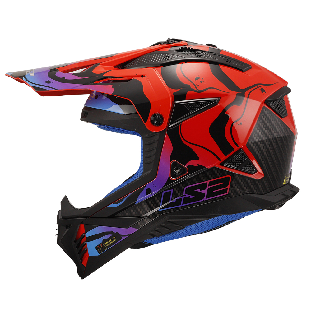 Kaciga LS2 Cross MX708 FAST II WASH crvena 3XL