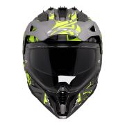 Kaciga LS2 Cross MX702 PIONEER II RANGI žuta XXL