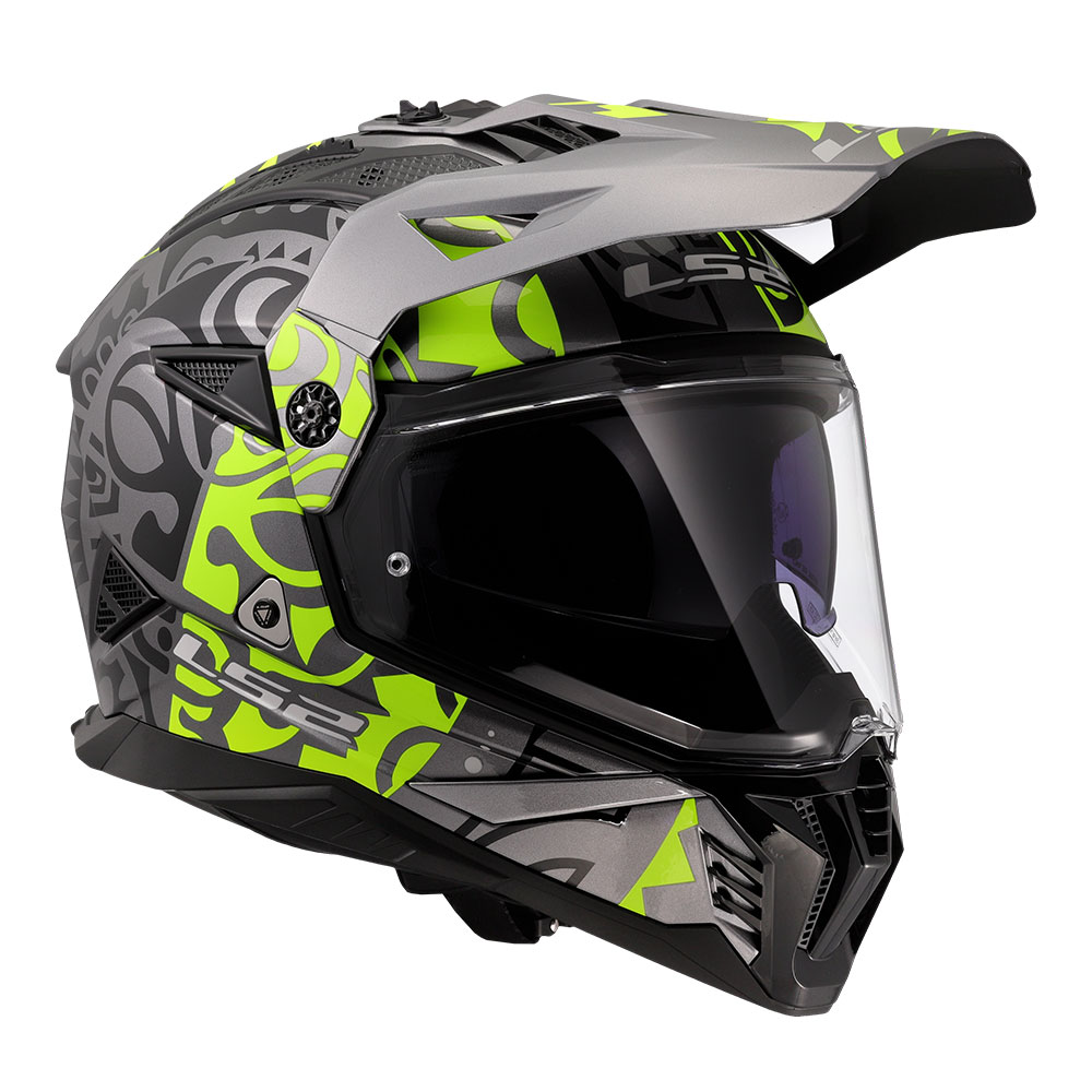Kaciga LS2 Cross MX702 PIONEER II RANGI žuta XL