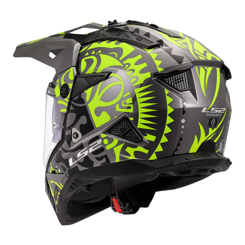 Kaciga LS2 Cross MX702 PIONEER II RANGI žuta XL
