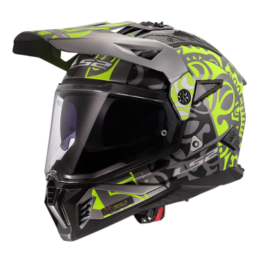 Kaciga LS2 Cross MX702 PIONEER II RANGI žuta XL