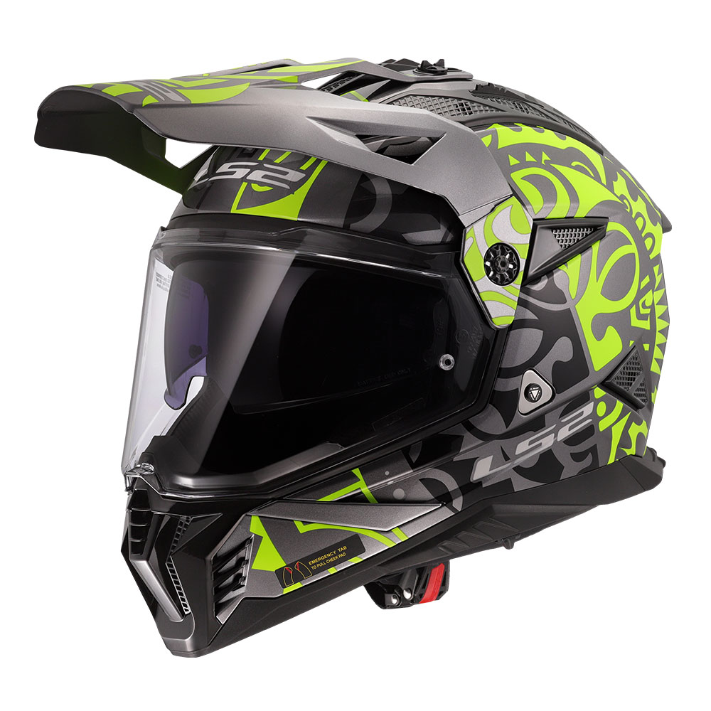Kaciga LS2 Cross MX702 PIONEER II RANGI žuta XL