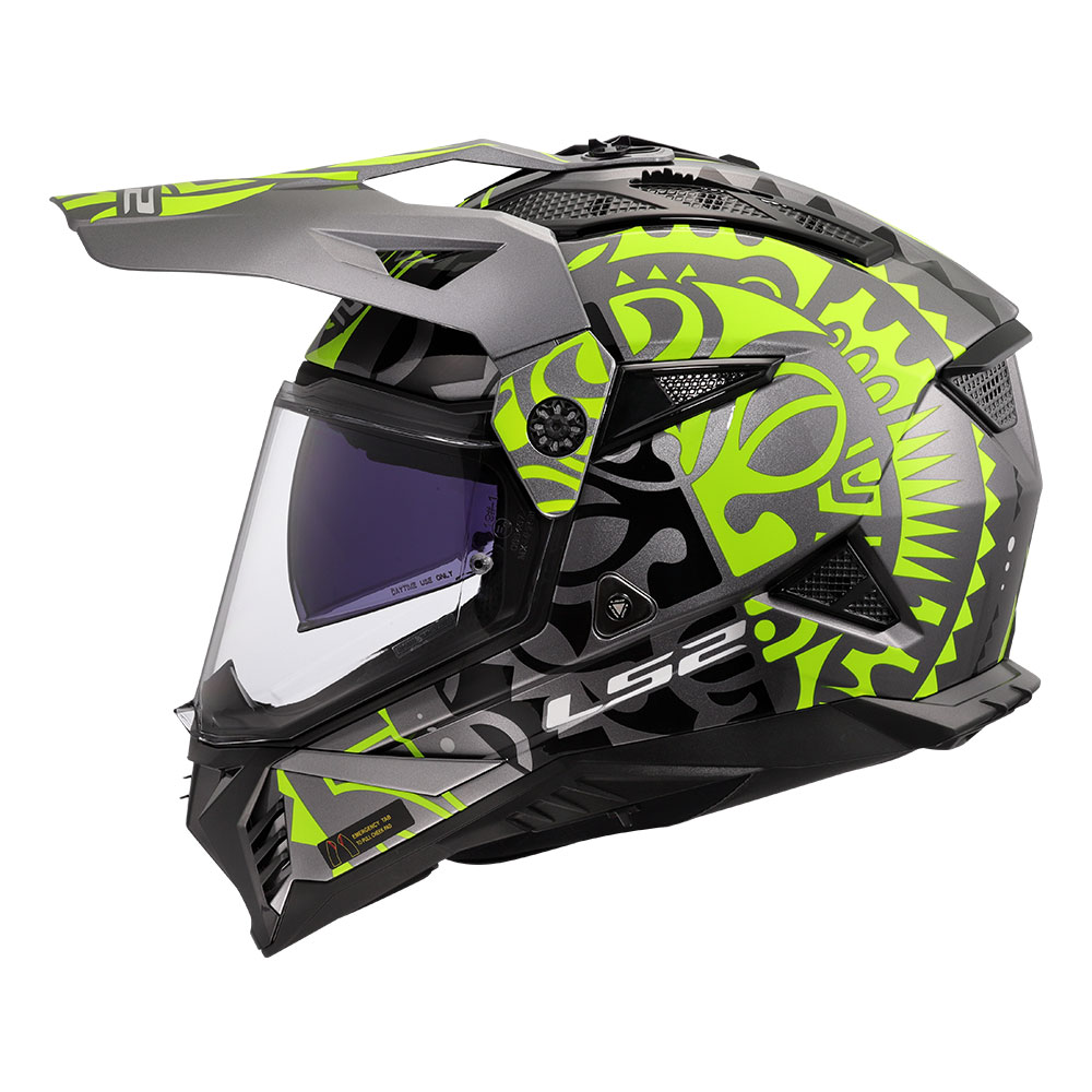 Kaciga LS2 Cross MX702 PIONEER II RANGI žuta XL