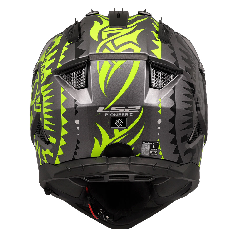 Kaciga LS2 Cross MX702 PIONEER II RANGI žuta XL