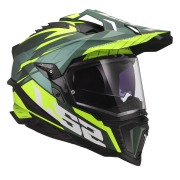 Kaciga LS2 Cross MX701 EXPLORER SPIRE zeleno žuta M