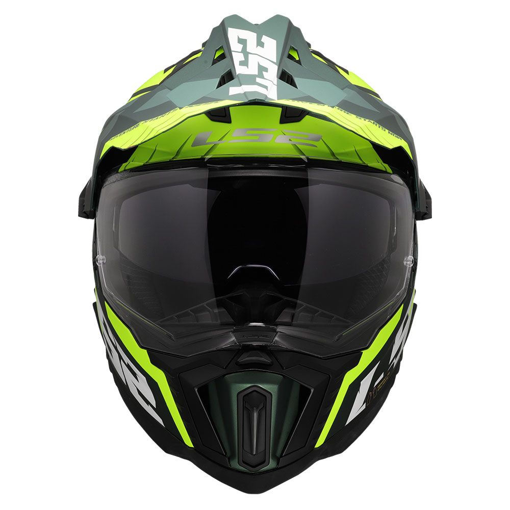 Kaciga LS2 Cross MX701 EXPLORER SPIRE zeleno žuta M