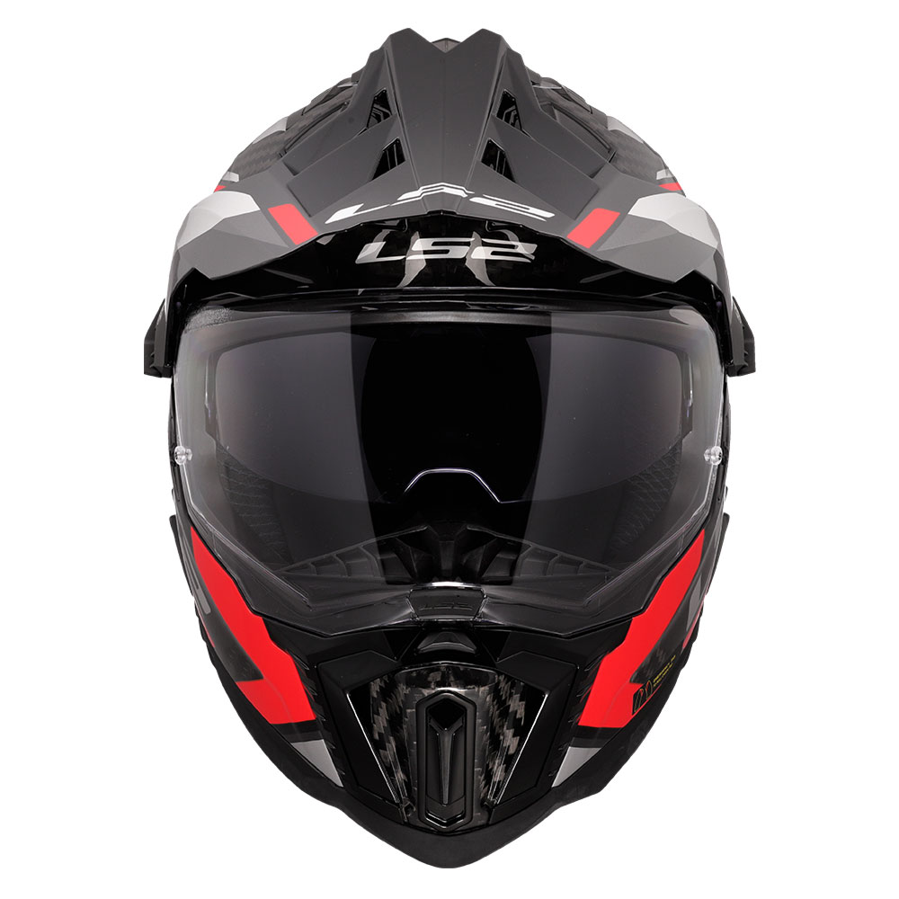 Kaciga LS2 Cross MX701 EXPLORER CARBON FRONTIER II crvena XL