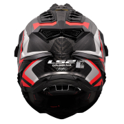 Kaciga LS2 Cross MX701 EXPLORER CARBON FRONTIER II crvena XL