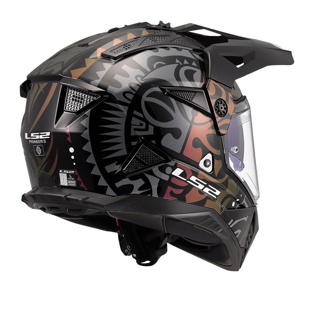 Kaciga LS2 Cross MX702 PIONEER II RANGI crna L