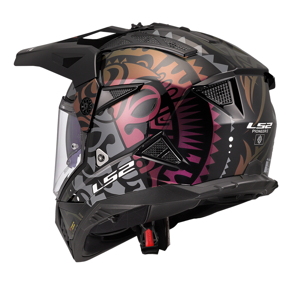 Kaciga LS2 Cross MX702 PIONEER II RANGI crna M