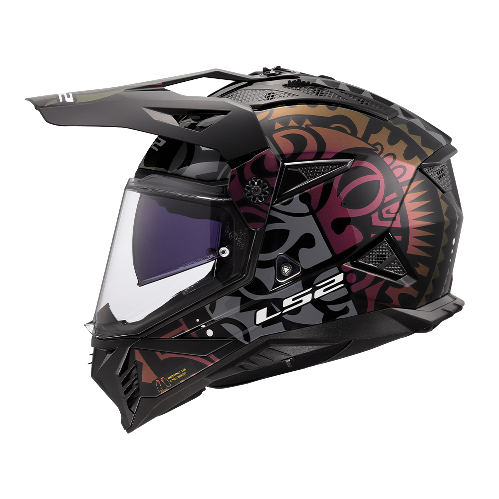 Kaciga LS2 Cross MX702 PIONEER II RANGI crna S