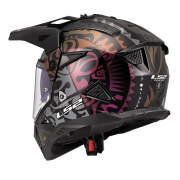 Kaciga LS2 Cross MX702 PIONEER II RANGI crna
