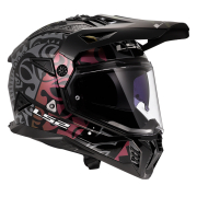 Kaciga LS2 Cross MX702 PIONEER II RANGI crna