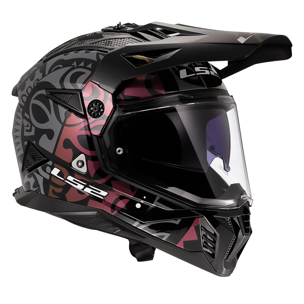 Kaciga LS2 Cross MX702 PIONEER II RANGI crna