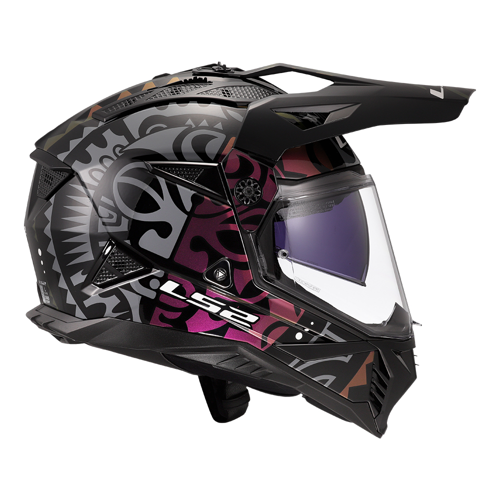 Kaciga LS2 Cross MX702 PIONEER II RANGI crna
