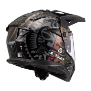 Kaciga LS2 Cross MX702 PIONEER II RANGI crna