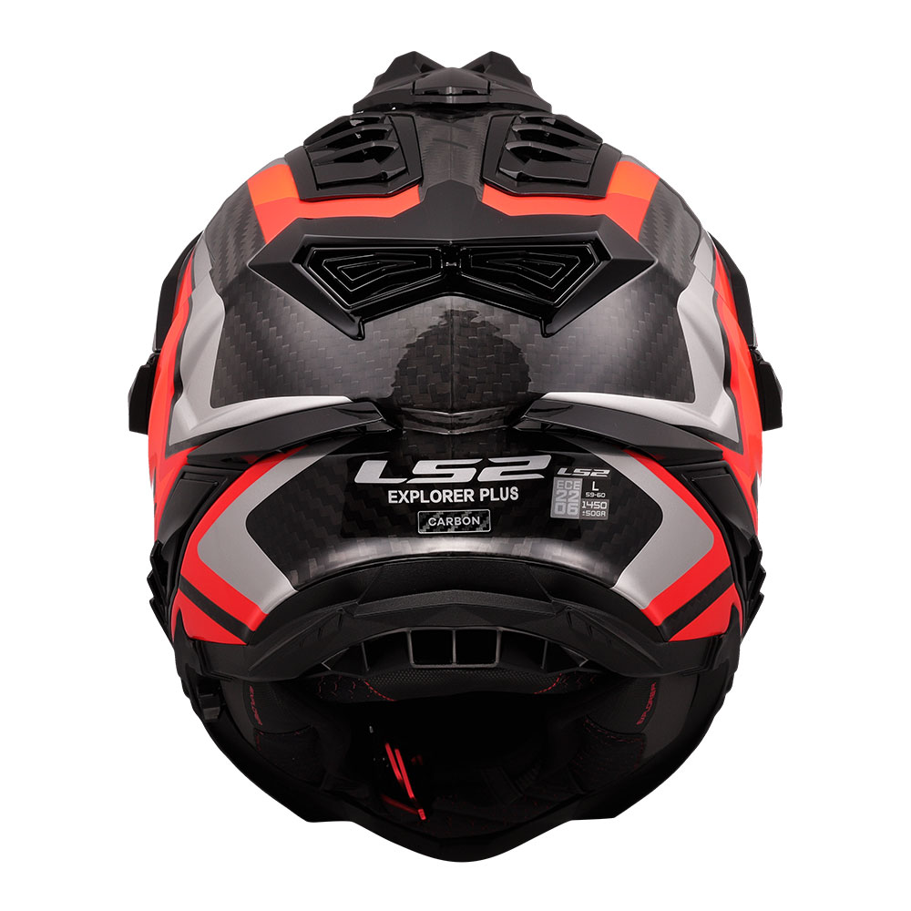 Kaciga LS2 Cross MX701 EXPLORER CARBON FRONTIER II narandžasta L