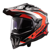 Kaciga LS2 Cross MX701 EXPLORER CARBON FRONTIER II narandžasta