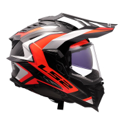 Kaciga LS2 Cross MX701 EXPLORER CARBON FRONTIER II narandžasta
