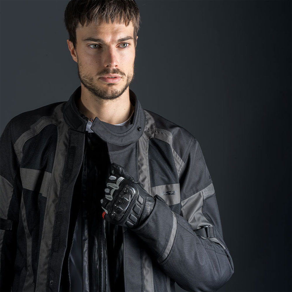 Jakna LS2 SCOUT MAN crno siva XL