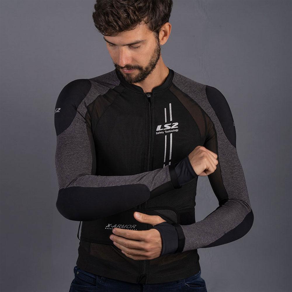 Jakna LS2 X-ARMOR muška crna XXL