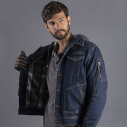 Jakna LS2 OAKY muška tamno plava 3XL