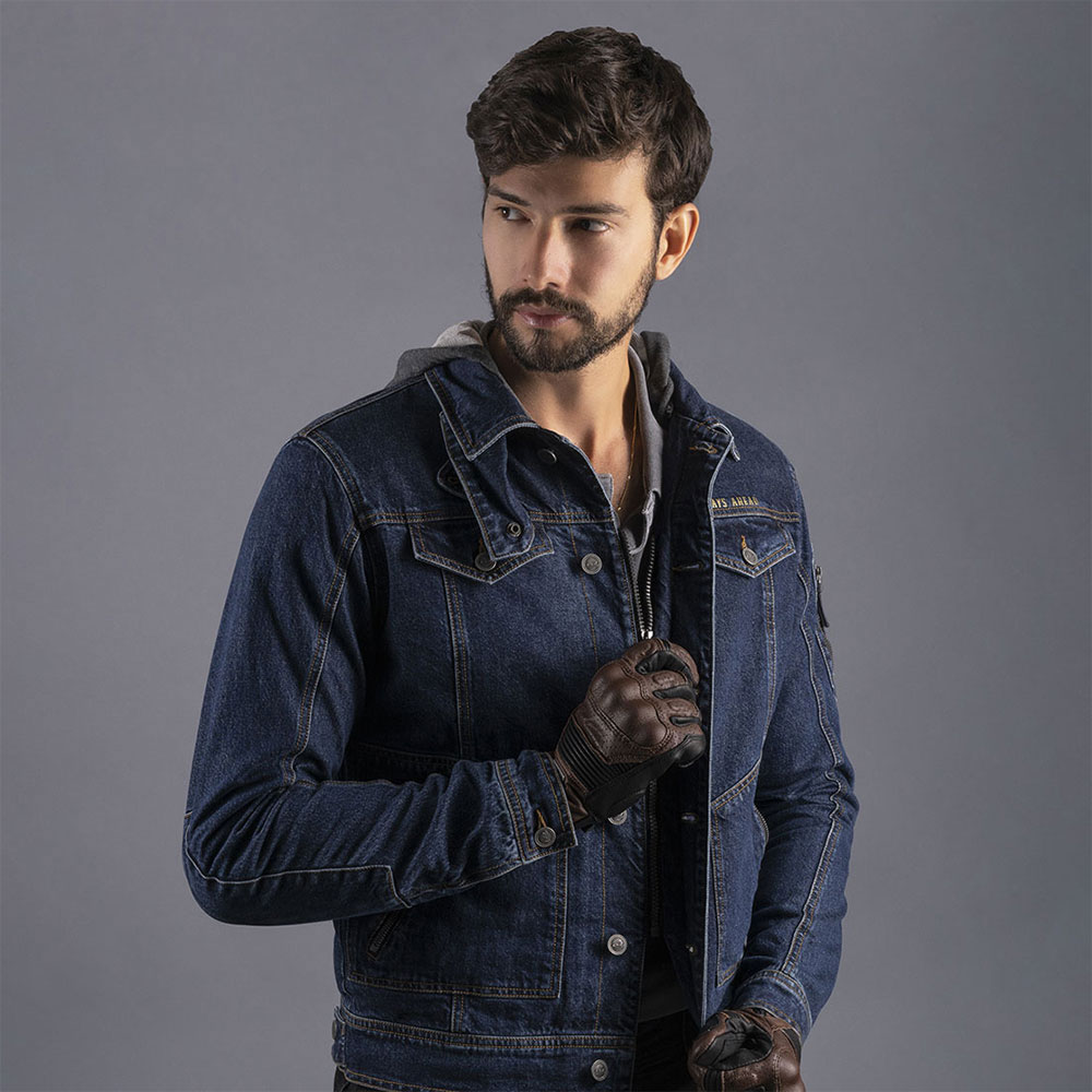 Jakna LS2 OAKY muška tamno plava 3XL