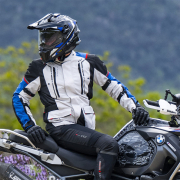 Jakna LS2 NARVIK muška plavo crno crvena XL